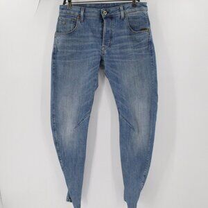 g-star jeans men's 31 33x30 Raw Arc 3D slim fit denim button fly cotton blend
